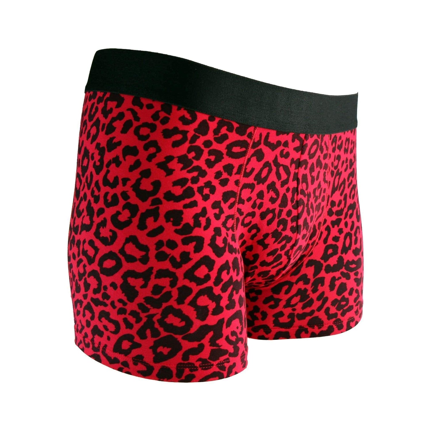 FANCIES Boxer Briefs Micromodal Boxer Briefs in Red Leopard