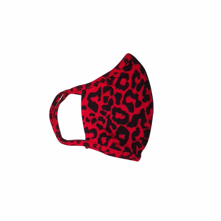 FANCIES Face Masks Red Leopard Fashion Face Mask